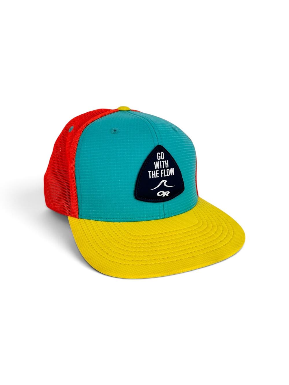 Outdoor Research Go With The Flow trucker hat cap snapback mesh 110 multi color